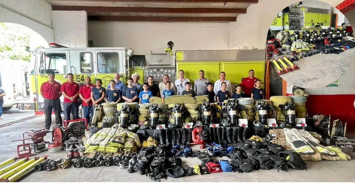 Bomberos de Álamos aumentan capacidad con donaciones de EU
