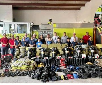 Bomberos de Álamos aumentan capacidad con donaciones de EU