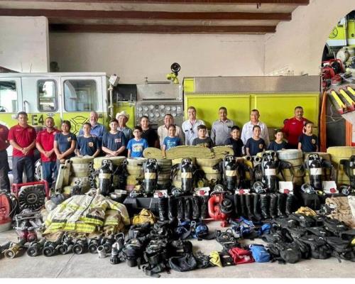 Bomberos de Álamos aumentan capacidad con donaciones de EU