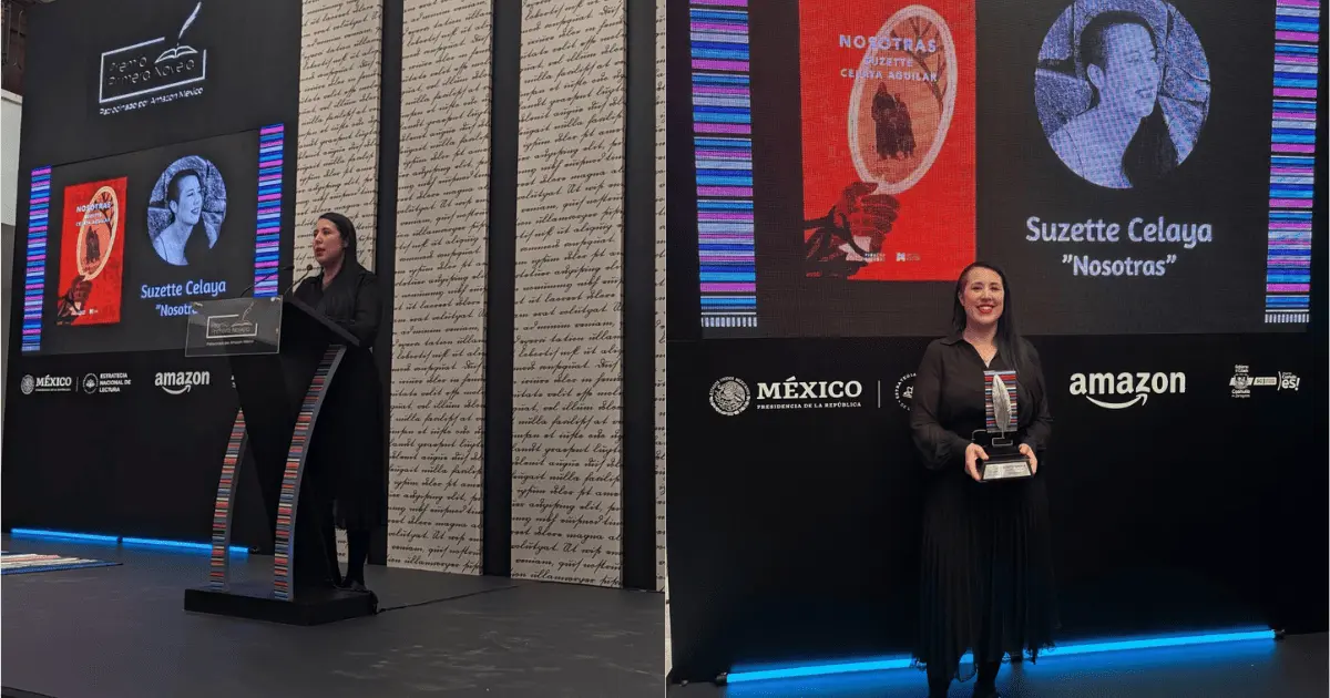 Sonorense Suzette Celaya gana premio Primera Novela Amazon 2023