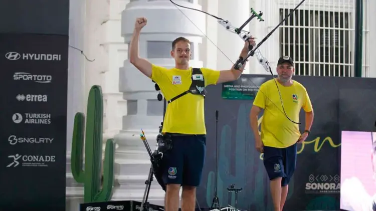 Marcus D Almeida venció a Lee Woo Seok. (Foto: Jesús Ballesteros/EXPRESO)