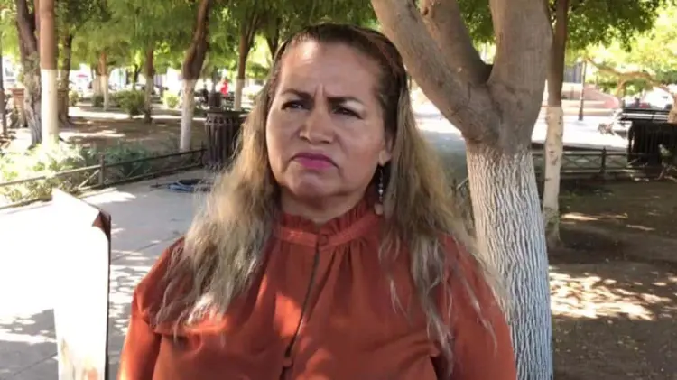 Ceci Flores, líder del colectivo Madres Buscadoras de Sonora. (Foto: Captura de video)