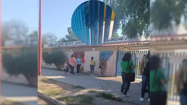 Padres toman jardín de niños ante falta de limpieza (Foto:Blanca Ruelas/EXPRESO)