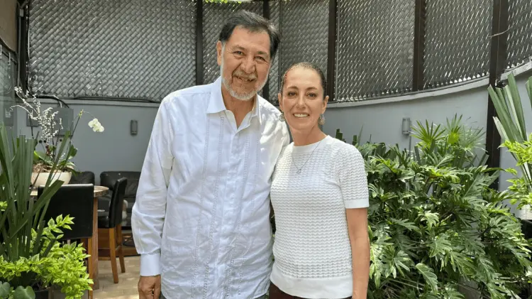 Gerardo Fernández Noroña y Claudia Sheinbaum. (Foto: Cortesía/EXPRESO)