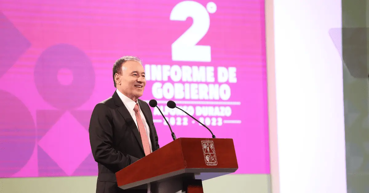 Durazo destaca becas y apoyo a Seguridad en su Segundo Informe de Gobierno
