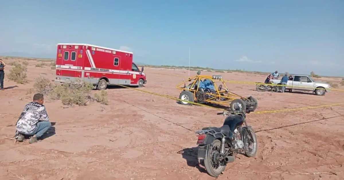 Piloto de buggie pierde la vida tras sufrir un accidente en Yavaros