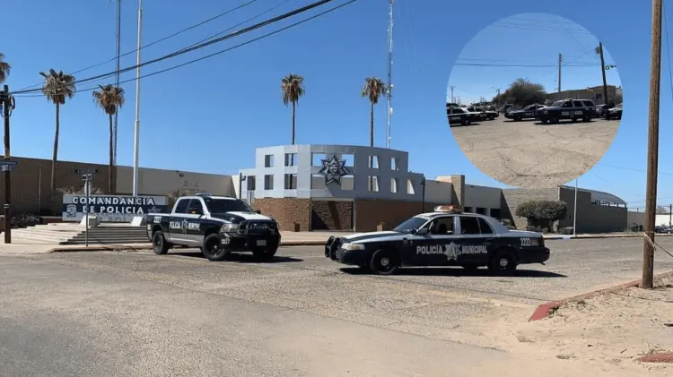 Policías municipales blindaron el área. (Foto: Especial/EXPRESO)