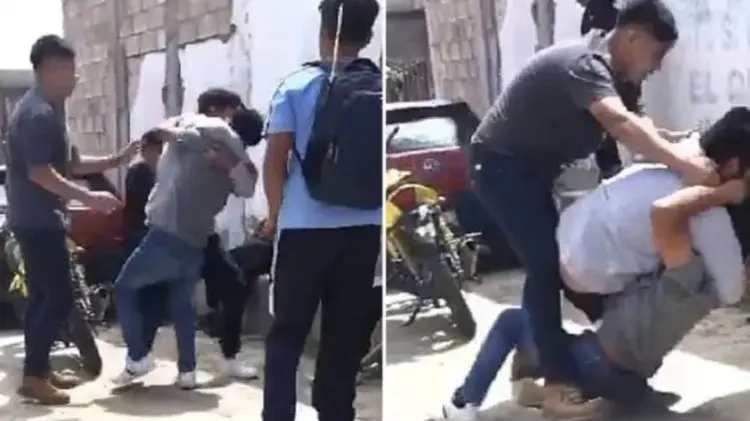 Jóvenes golpean brutalmente a estudiante de secundaria (Foto:Especial/EXPRESO)