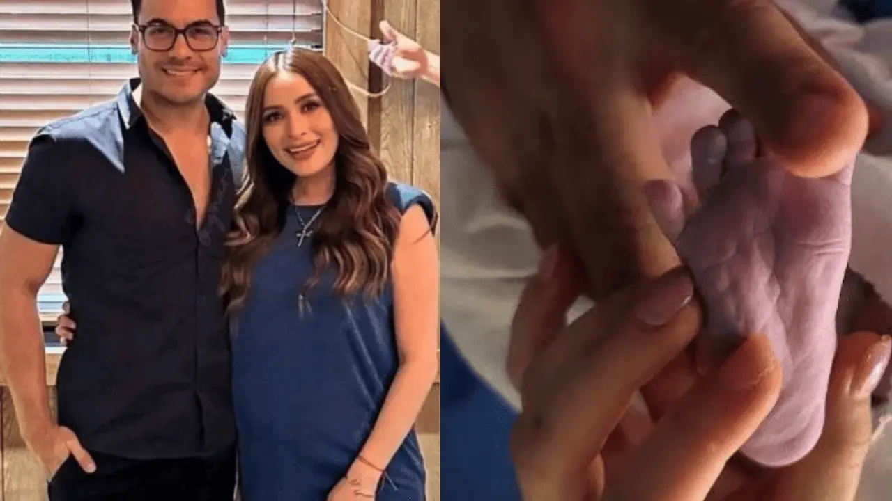 Filtran foto de León, hijo de Cynthia Rodríguez y Carlos Rivera