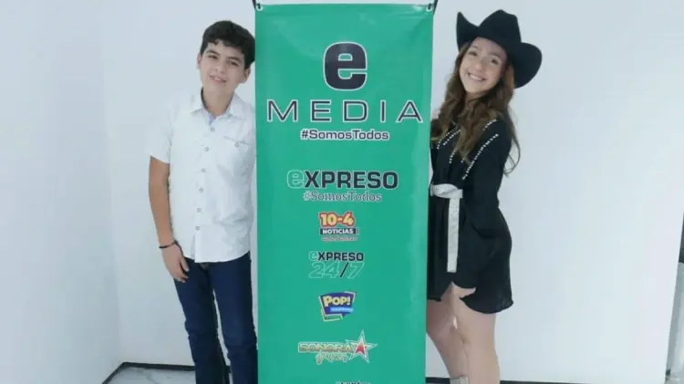Kevin Duarte y Michelle Kiwis, cantantes sonorenses. (Foto: Alberto Teshiba/EXPRESO)