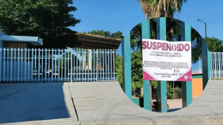Los alumnos del Conalep de Navojoa se quedaron sin plantel. (Foto: Cortesía)