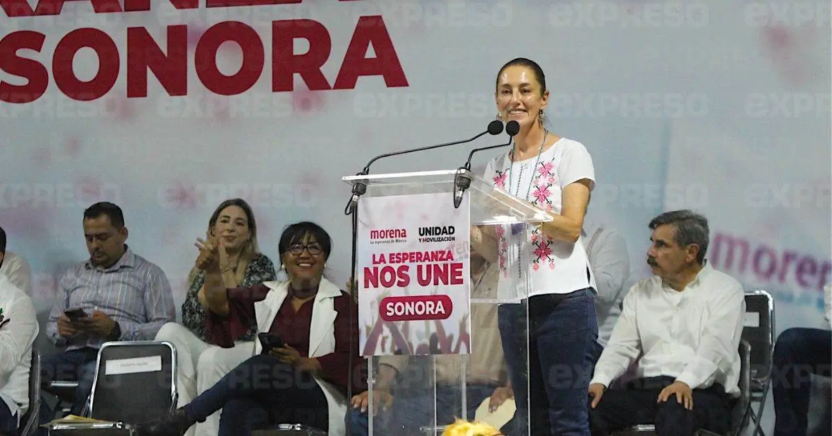 INE ordena suspender eventos masivos de Claudia Sheinbaum
