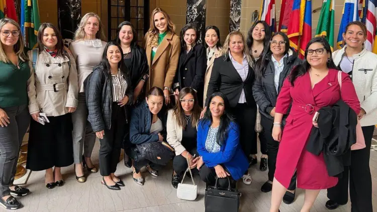 Ceci Flores es reconocida por líderes mundiales en EU (Foto:Especial/EXPRESO)