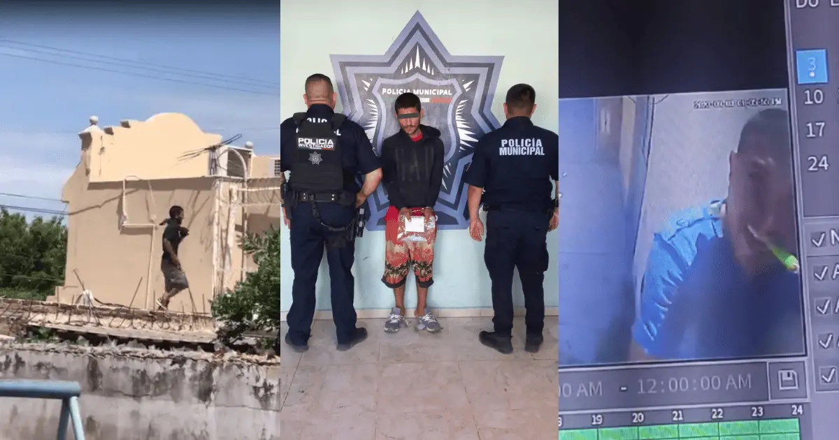 Múltiple ladrón de Ciudad Obregón, arrestado por orinar en la vía pública