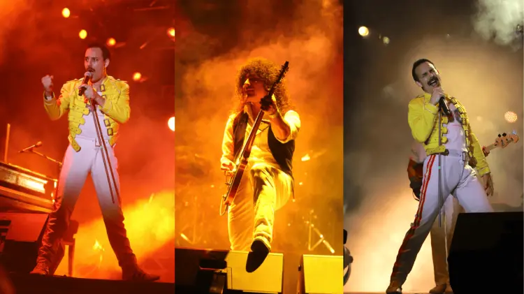 El mágico viaje musical comenzó con la canción One Vision. (Foto: Jesús Ballesteros/EXPRESO)