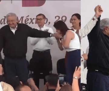 Lo volvería a hacer; alcaldesa defiende su beso en la mano a AMLO