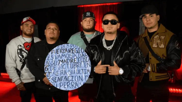 Un mensaje amenazante apareció en un puente de Tijuana. (Foto: Especial/EXPRESO)