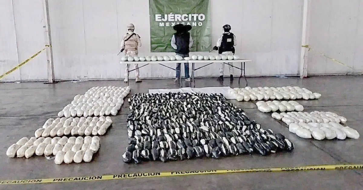 Aseguran 275 kilos de fentanilo en Querobabi