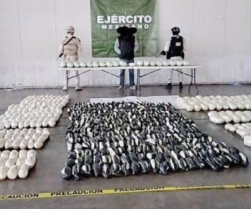 Aseguran 275 kilos de fentanilo en Querobabi