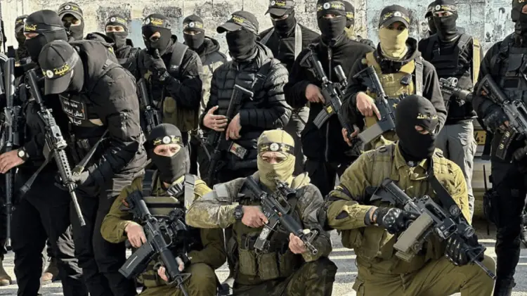 Supuestos integrantes del grupo Hamas. (Foto: Tomada de redes/EXPRESO)