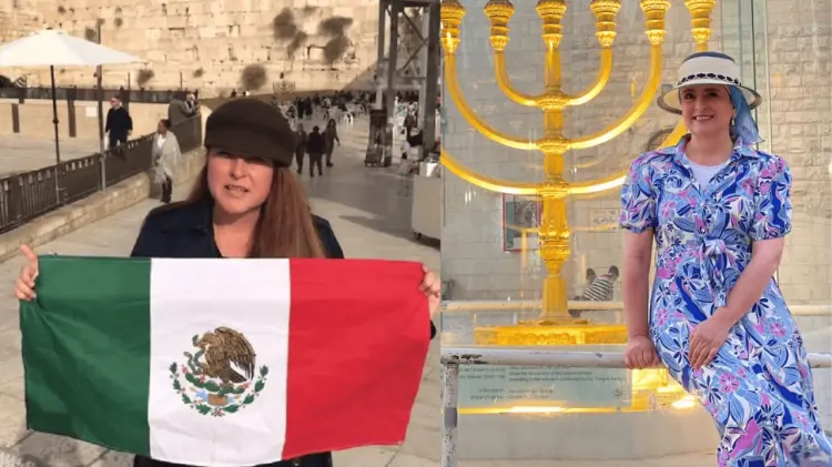 La hermosillense y su familia viven la disputa territorial bajo el fuego palestino. (Foto: Cortesía)