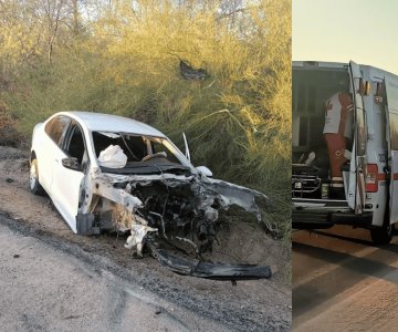 Accidente en la Costa de Hermosillo deja una persona sin vida