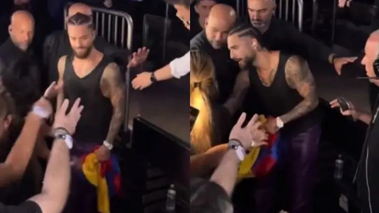 El momento fue captado en un video que ha estado circulando en redes. (Foto: Capturas de video)