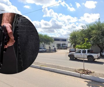 Despojan de efectivo con arma de fuego a un hombre cuando iba al banco