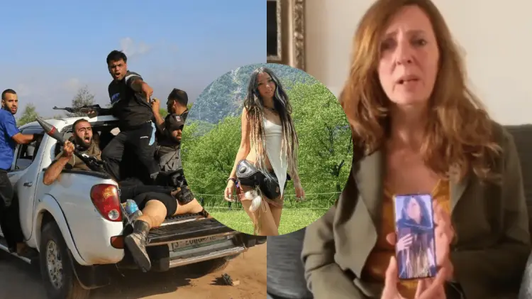 Ricarda Louk, madre de Shani, ha dicho que su hija está viva pero herida. (Foto: Tomadas de redes)