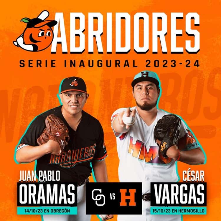 Estos serán los pitcher abridores de Naranjeros para los juegos inaugurales