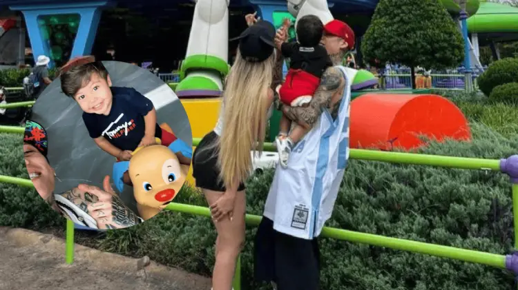 Ángel compartió una foto con su hijo Luka a través de Instagram. (Foto: Tomadas de Internet)