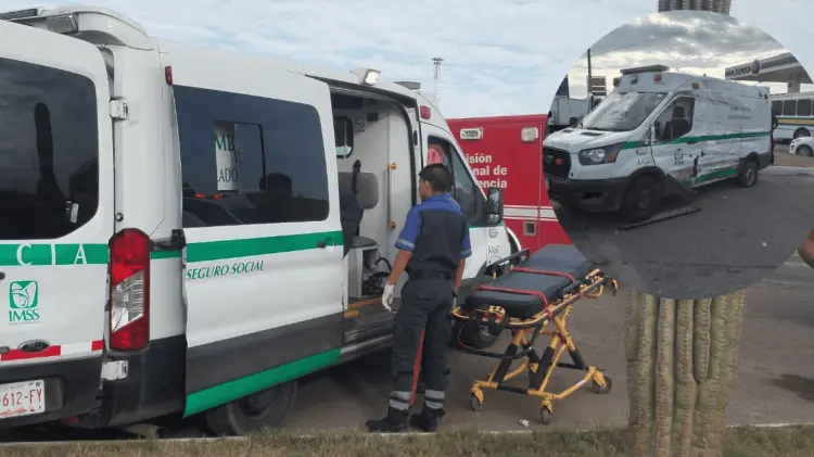 El tractocamión cortó la circulación de una ambulancia. (Foto: Especial/EXPRESO)