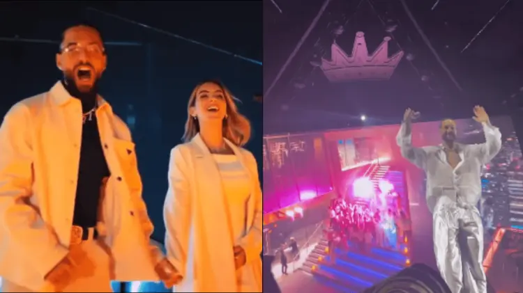 Maluma compartió la emotiva noticia mientras daba su show en Washington. (Foto: Especial)