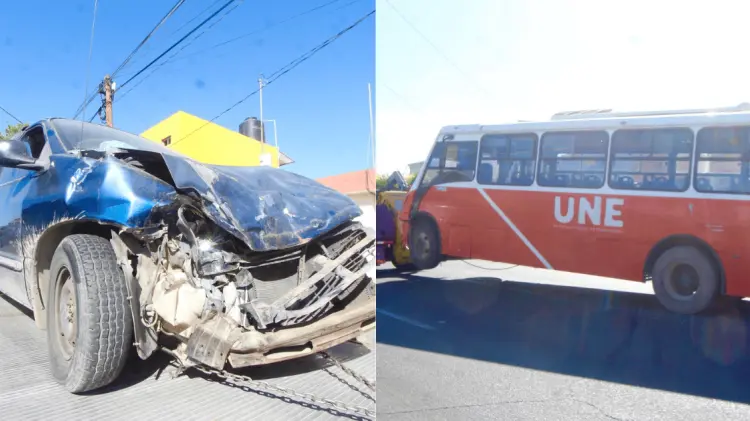 El impacto fue provocado por la omisión del semáforo. (Foto: Jorge Flores/EXPRESO)