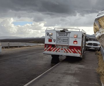 Alerta Protección Civil por cristalización de carretera Ímuris-Cananea