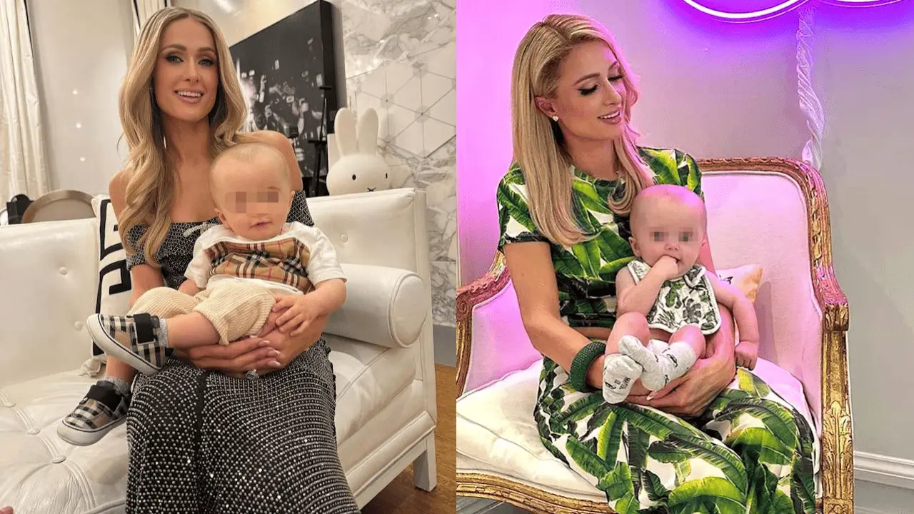 Paris Hilton defiende a su hijo de ataques y burlas en redes sociales