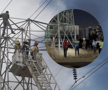 Más de 10 horas después, sujeto decide bajar de una torre de alta tensión