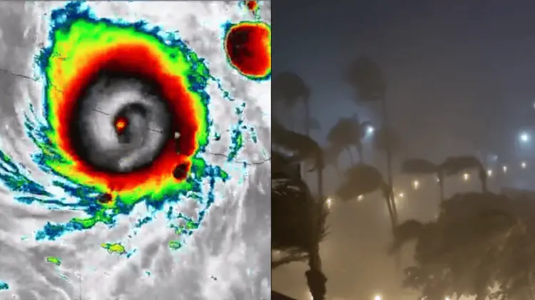 El huracán Otis llegó a Acapulco con vientos de más de 270 km/h. (Foto: Especial/EXPRESO)