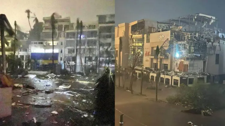 El huracán de categoría 5 ha provocado fuertes afectaciones en Guerrero. (Foto: Especial/EXPRESO)