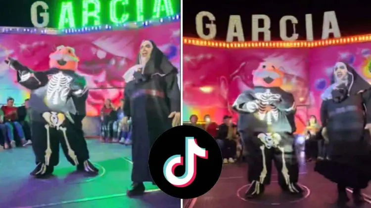 Monja viral de TikTok y Dr. Simi (Foto: Especial/EXPRESO)