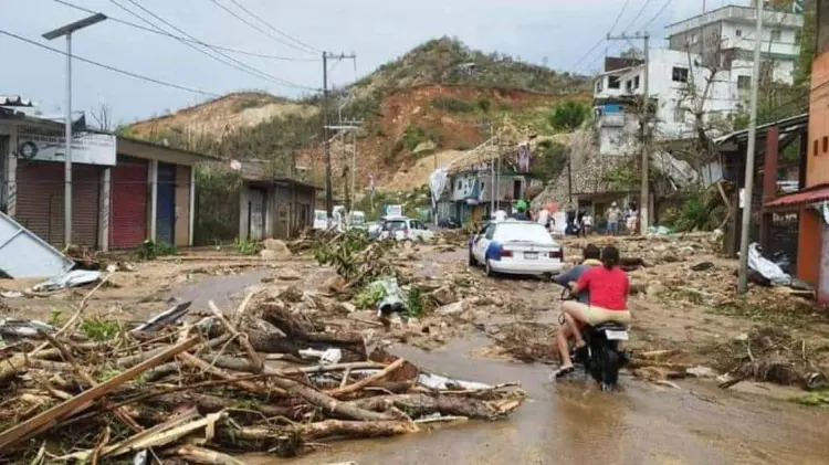 Acapulco es la entidad más afectada por el devastador paso de Otis. (Foto: Tomada de redes)