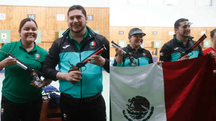 El dúo Ibarra-González  se impuso en la lucha por la medalla de oro. (Foto: Especial / EXPRESO)