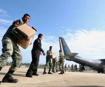 Sedena activa puente aéreo para traslado de víveres para Acapulco