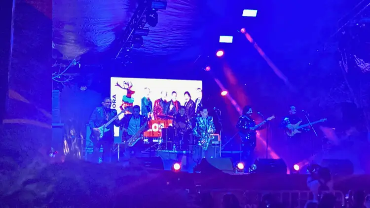 Los Apson pusieron el ritmo en la clausura de la delegación Sonora del FIC. (Foto:María José Noyola)