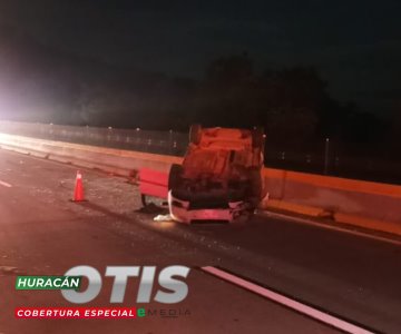 Desesperación provoca accidente en carretera Chilpancingo-Acapulco