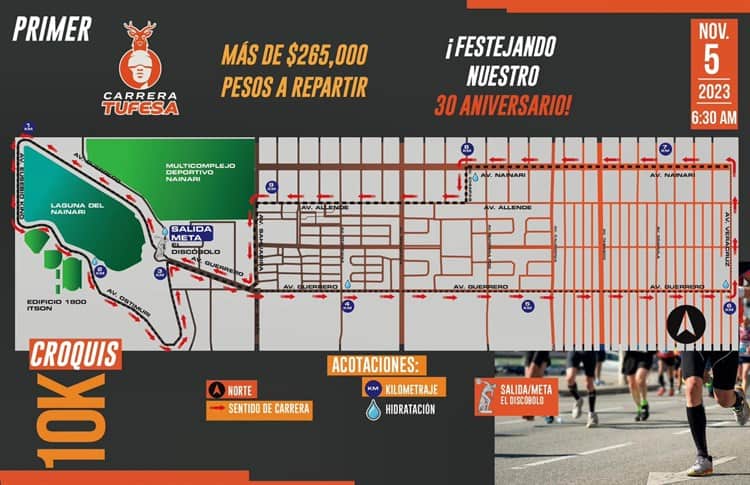 Festejará grupo Tufesa su 30 aniversario con carrera pedestre