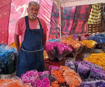 Llegan las flores al Mercado de Abasto de Navojoa