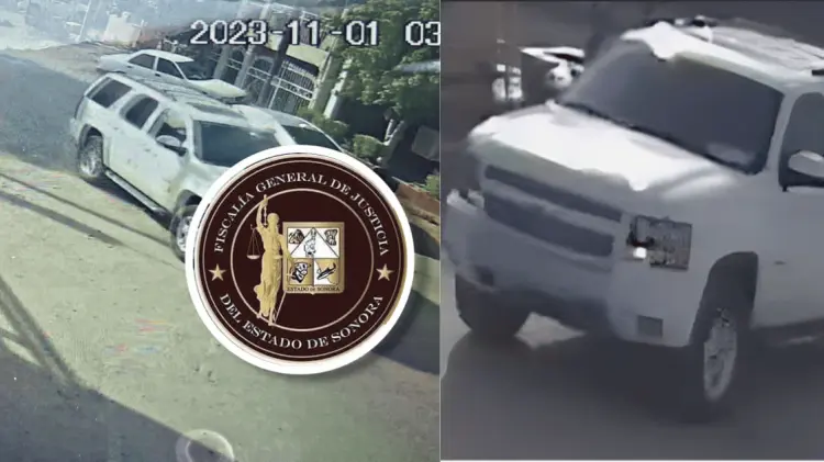 La camioneta que se busca es una Tahoe, Chevrolet, color blanco. (Foto: Especial/EXPRESO)