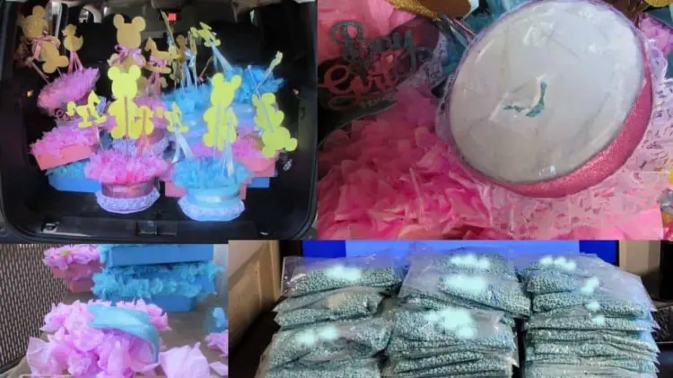 Droga en centros de mesa (Foto: Especial / EXPRESO)