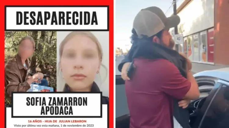 Cartel de hija de Julián LeBarón (Foto: Especial / EXPRESO)